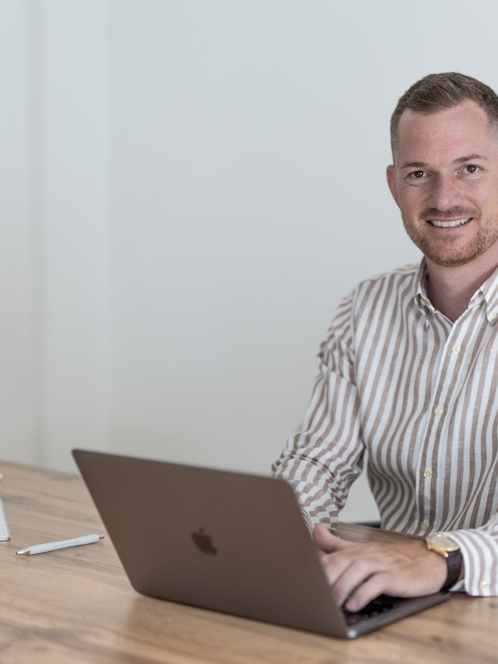 Business headshot at the office