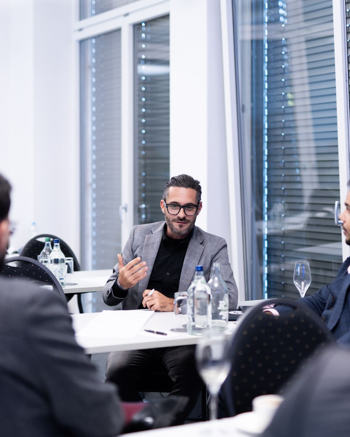 Business meeting photographed in Zurich